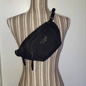 Kate Spade NY Dorien Black Nylon Belt bag/Fanny Pack